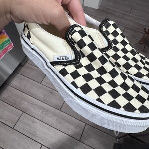 Vans Black and White Sneakers